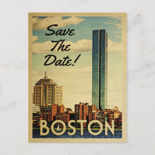 Boston Save the Date Briefkaarten