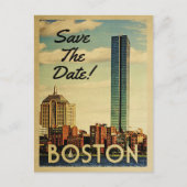 Boston Save the Date  Briefkaarten (Voorkant)