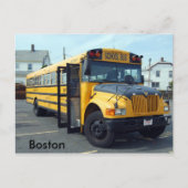Boston School Bus Briefkaart (Voorkant)