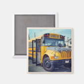 Boston School Bus Magnet (Voorkant / Achterkant)