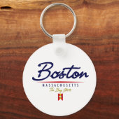 Boston Script Sleutelhanger (Voorkant)