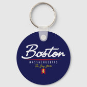 Boston Script Sleutelhanger (Voorkant)