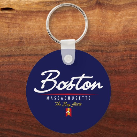 Boston Script Sleutelhanger (Voorkant)