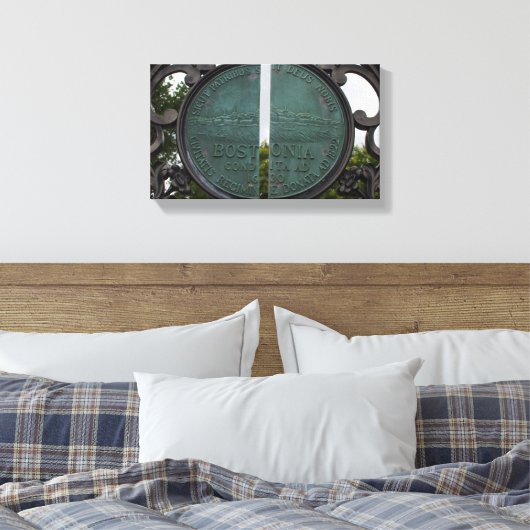Boston Seal Canvas Afdruk (Insitu (Slaapkamer))