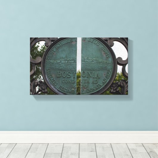 Boston Seal Canvas Afdruk (Insitu (Houten vloer))