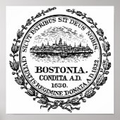 Boston Seal Poster (Voorkant)