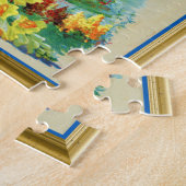 Boston Seed Catalog Flowers Puzzle Legpuzzel (Zijkant)