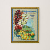  Boston Seed Catalog Flowers Puzzle Legpuzzel (Verticaal)