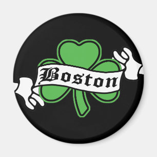 Boston Shamrock Magneet