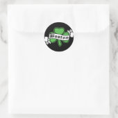Boston Shamrock Ronde Sticker (Tas)