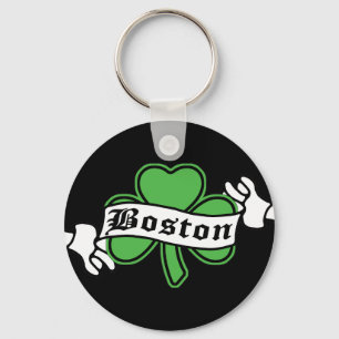 Boston Shamrock Sleutelhanger