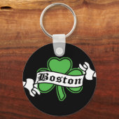 Boston Shamrock Sleutelhanger (Voorkant)
