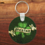 Boston Shamrock  Style Sleutelhanger (Voorkant)