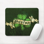 Boston Shamrock Vintage Stijl Muismat (Met muis)