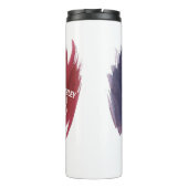 Boston shier Cute Gift voor Dog Dad Dog mam Thermosbeker (Achterkant)