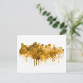 Boston silhouet briefkaart (Staand voorkant)