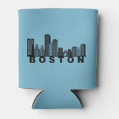 Boston Silhouet van de Stad Blikjeskoeler (Voorkant)