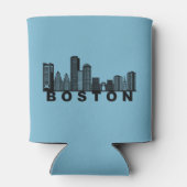 Boston Silhouet van de Stad Blikjeskoeler (Achterkant)