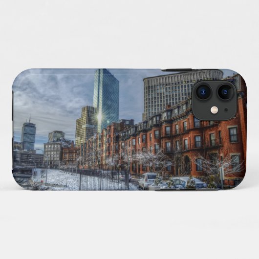Boston Sky Case-Mate iPhone Case (Achterkant (horizontaal))