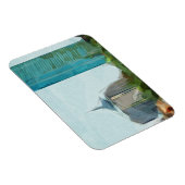 Boston Skyline Abstract Impressionisme Magneet (Rechterzijde)