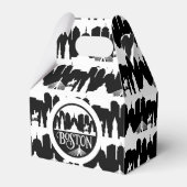 Boston Skyline Bedankdoosjes (Voorkant Zijde)