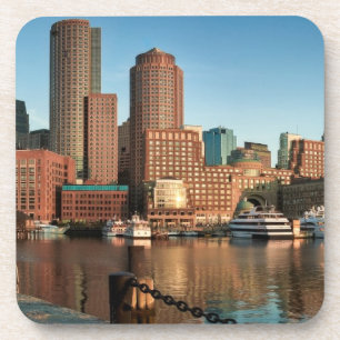 Boston skyline bier onderzetter