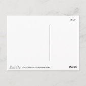 Boston Skyline bij Night Briefkaart (Achterkant)