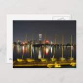 Boston skyline briefkaart (Voorkant / Achterkant)