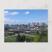 Boston Skyline briefkaart (Voorkant)