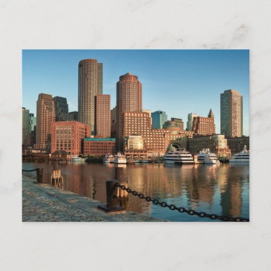 Boston skyline briefkaart (Voorkant)