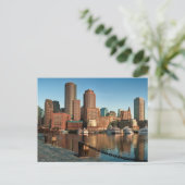 Boston skyline briefkaart (Staand voorkant)