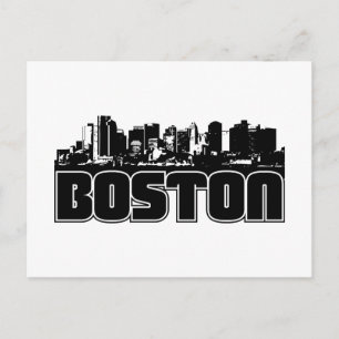 Boston Skyline Briefkaart