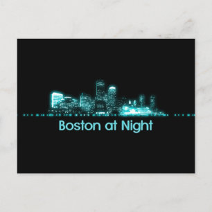 Boston Skyline Briefkaart