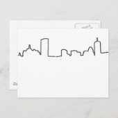 Boston - Skyline Briefkaart (Voorkant / Achterkant)