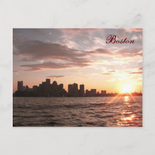 Boston Skyline Briefkaart