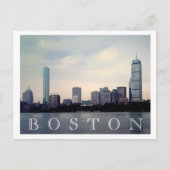 Boston Skyline Briefkaart (Voorkant)