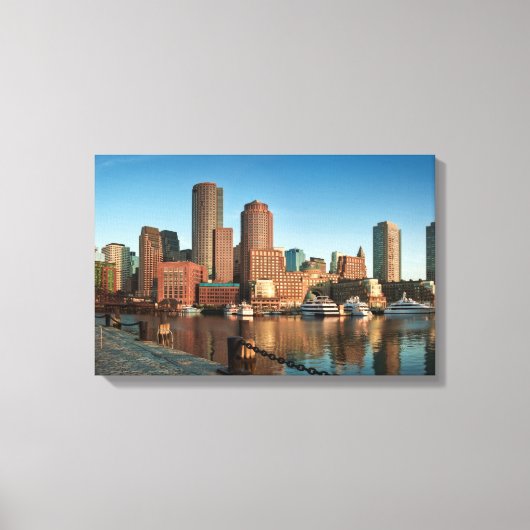 Boston skyline canvas afdruk (Voorkant)