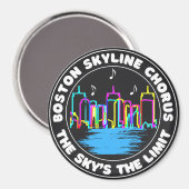 Boston Skyline Chorus Logo Magnet (Voorkant / Achterkant)