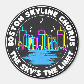 Boston Skyline Chorus Logo Magnet (Voorkant)