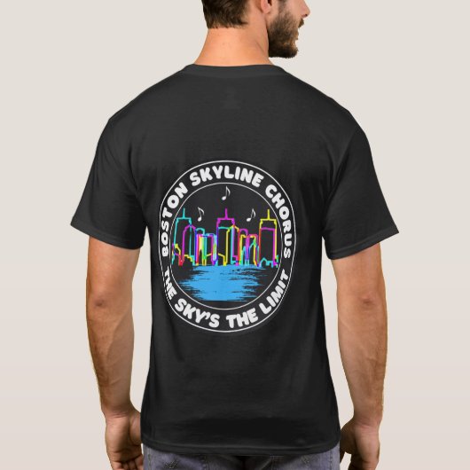 Boston Skyline Chorus Logo T-Shirt (Achterkant)