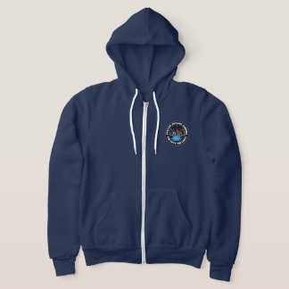 Boston Skyline Chorus Logo Woman's zip up hoodie