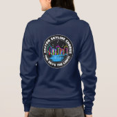 Boston Skyline Chorus Logo Woman's zip up hoodie (Achterkant)