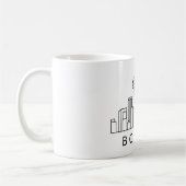 Boston Skyline – CityScape Design Koffiemok (Links)