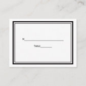 Boston Skyline Etched Escort Cards #2 Plaatskaartje (Achterkant)