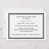 Boston Skyline Etched Framed H Vrijgezellenfeest Kaart (Achterkant)