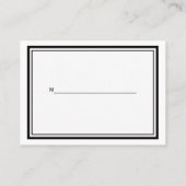 Boston Skyline Etched Framed Place Cards #2 Plaatskaartje (Achterkant)