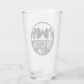 Boston Skyline Glas (Achterkant)