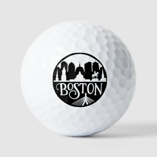 Boston Skyline Golfballen (Voorkant)