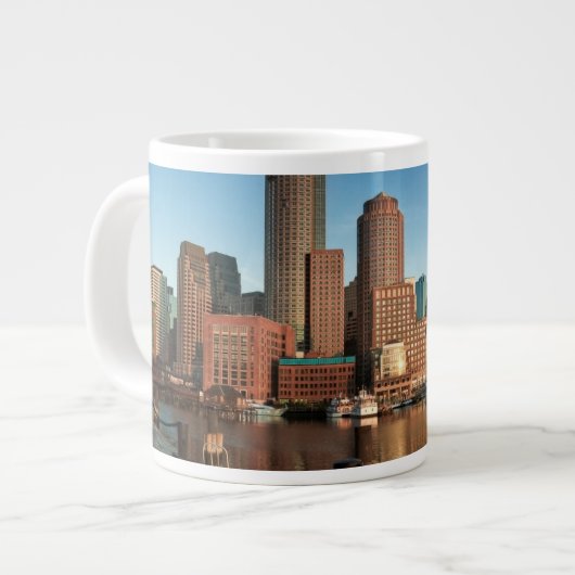 Boston skyline grote koffiekop (Links)
