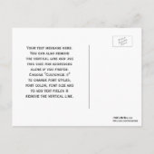 Boston Skyline heeft de datum opgeslagen Aankondigingskaart (Achterkant)